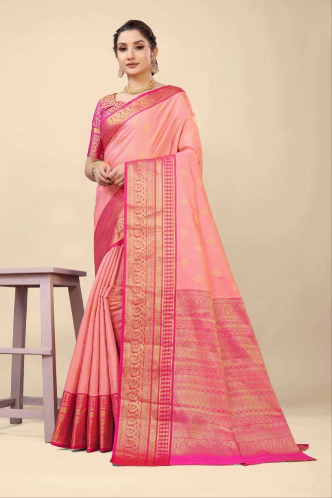 MS New Gola Tissue 2 Weaving Silk Sarees Catalog